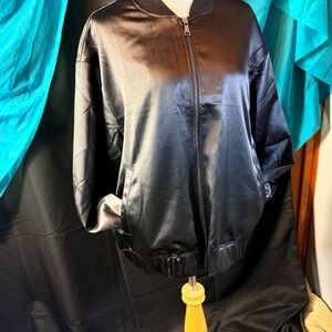 Black Bomber‎ Jacket NWT